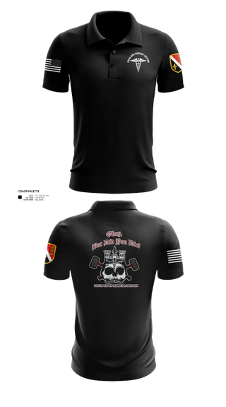 Short Sleeve Performance Polo, 205th HHC MEDICAL SECTION, , Teamtime, Team time, sublimation, custom sports apparel, team uniforms, spirit wear, spiritwear, sports uniforms, custom shirts, team store, custom team store, fundraiser sports, apparel fundraiser
