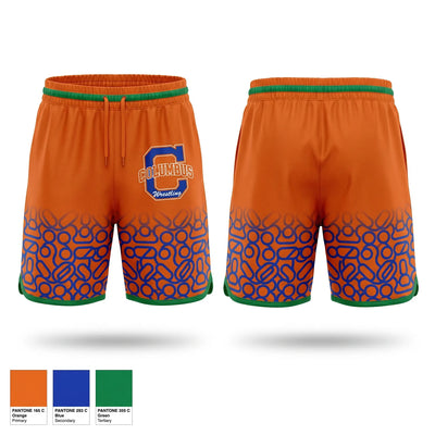 Columbus High School Wrestling 82810722 Athletic Shorts With Pockets - 1