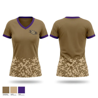 Womens Short Sleeve Vneck Shirt, Cougars, Track & Field, Teamtime, Team time, sublimation, custom sports apparel, team uniforms, spirit wear, spiritwear, sports uniforms, custom shirts, team store, custom team store, fundraiser sports, apparel fundraiser