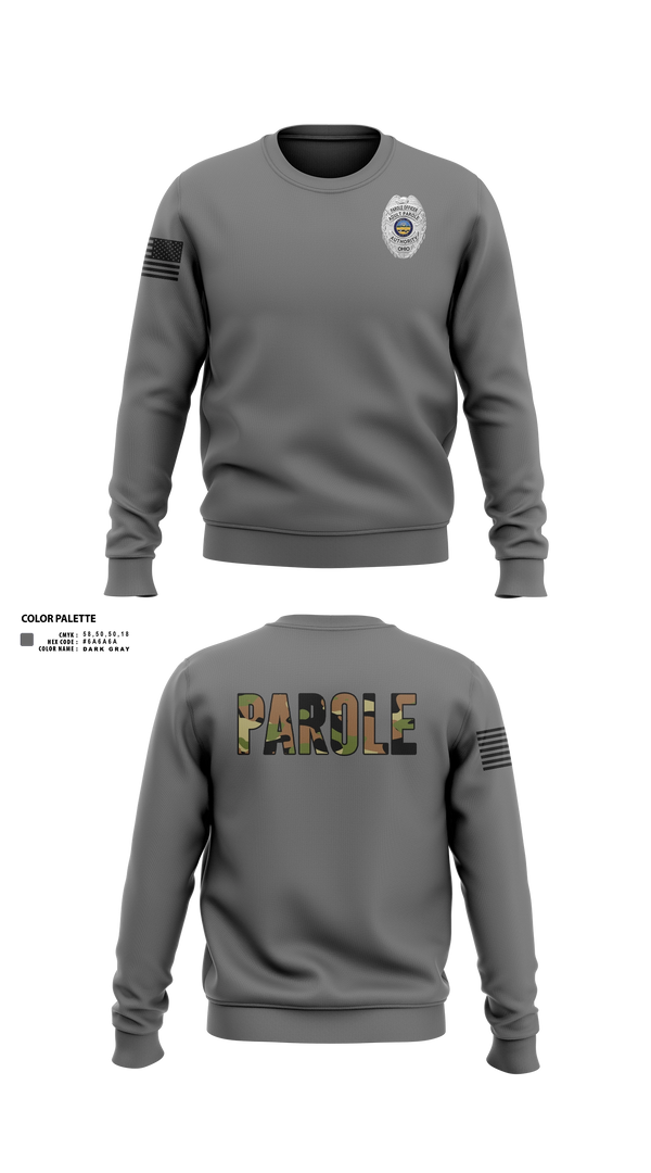 Crew Neck Sweatshirt, Adult Parole Authority, Police, Teamtime, Team time, sublimation, custom sports apparel, team uniforms, spirit wear, spiritwear, sports uniforms, custom shirts, team store, custom team store, fundraiser sports, apparel fundraiser