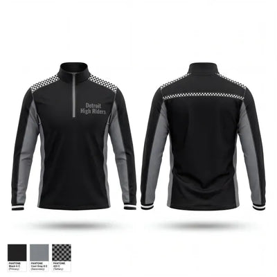 Detroit High Riders 74137297 Quarter Zip Jacket - 1