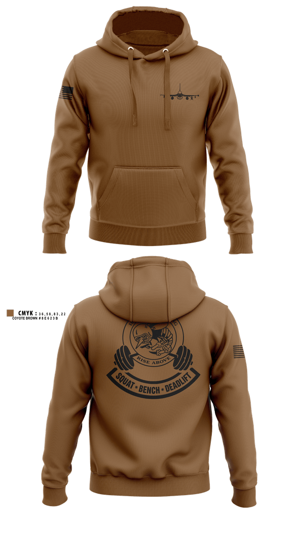 Hoodie, 180th fighter wing, Air Force, Teamtime, Team time, sublimation, custom sports apparel, team uniforms, spirit wear, spiritwear, sports uniforms, custom shirts, team store, custom team store, fundraiser sports, apparel fundraiser