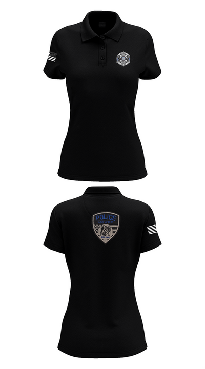 Dewey Police Department 16354640 Women's Short Sleeve Performance Polo  - 33