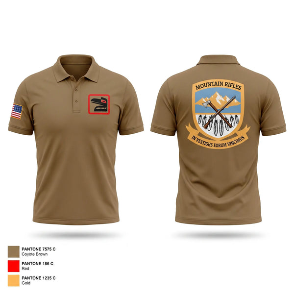 Short Sleeve Performance Polo, 1-204th Infantry Regiment, National Guard, Teamtime, Team time, sublimation, custom sports apparel, team uniforms, spirit wear, spiritwear, sports uniforms, custom shirts, team store, custom team store, fundraiser sports, apparel fundraiser