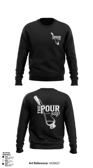 Crew Neck Sweatshirt, The Pour Sap, , Teamtime, Team time, sublimation, custom sports apparel, team uniforms, spirit wear, spiritwear, sports uniforms, custom shirts, team store, custom team store, fundraiser sports, apparel fundraiser