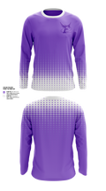 The Charlotte Flights 53419611 Long Sleeve Performance Shirt 3