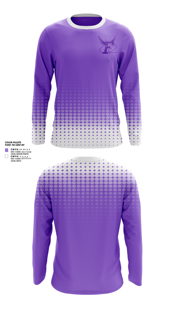 Long Sleeve Performance Shirt, The Charlotte Flights, Track & Field, Teamtime, Team time, sublimation, custom sports apparel, team uniforms, spirit wear, spiritwear, sports uniforms, custom shirts, team store, custom team store, fundraiser sports, apparel fundraiser