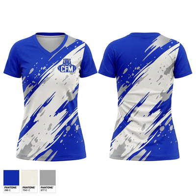 Cape Fear Middle School Basketball Women's Short Sleeve V-neck Shirt - 1