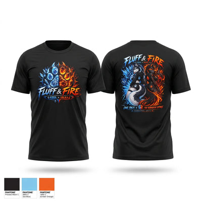 Chaos squad fire and Ice Short Sleeve Performance Shirt - 2