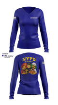 5th Precinct 96743657 Women's Long Sleeve V-neck Shirt - 14