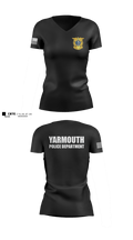 YARMOUTH POLICE DEPARTMENT  Women's Short Sleeve V-neck Shirt - 2