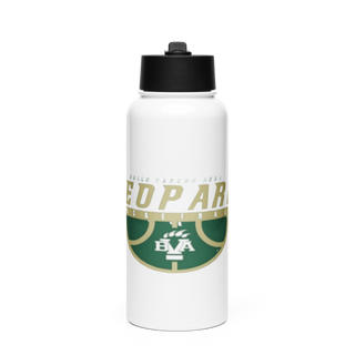 Belle Vernon Area Basketball Stainless Steel Water Bottle with a Straw Lid