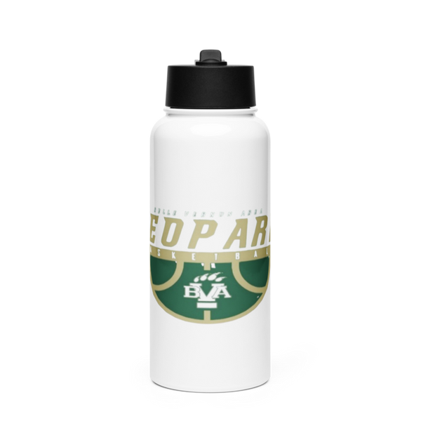 Belle Vernon Area Basketball Stainless Steel Water Bottle with a Straw Lid