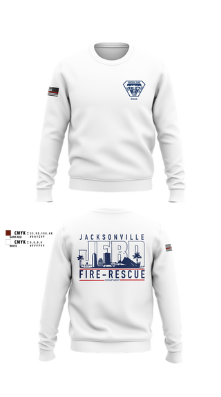 Crew Neck Sweatshirt, JFRD Critical Care Team, Fire Department, Teamtime, Team time, sublimation, custom sports apparel, team uniforms, spirit wear, spiritwear, sports uniforms, custom shirts, team store, custom team store, fundraiser sports, apparel fundraiser