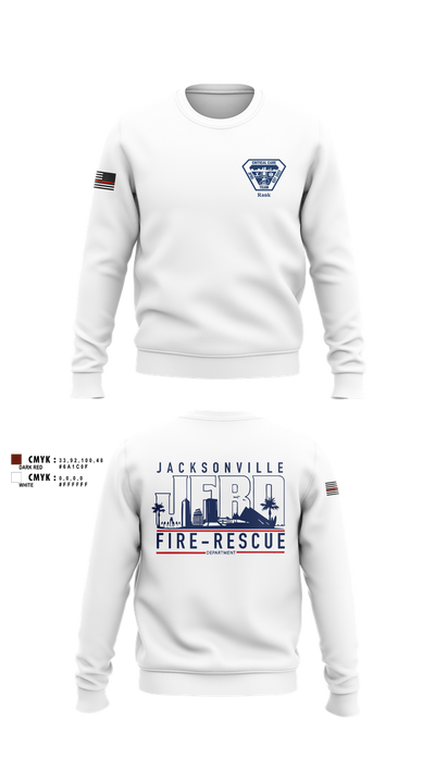 JFRD Critical Care Team 81495664 Crew Neck Sweatshirt - 7