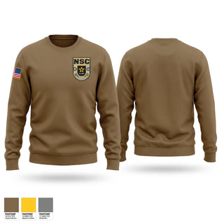 Crew Neck Sweatshirt, National Simulation Center, Army, Teamtime, Team time, sublimation, custom sports apparel, team uniforms, spirit wear, spiritwear, sports uniforms, custom shirts, team store, custom team store, fundraiser sports, apparel fundraiser