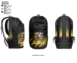 Gear Bag, Bears, Track & Field, Teamtime, Team time, sublimation, custom sports apparel, team uniforms, spirit wear, spiritwear, sports uniforms, custom shirts, team store, custom team store, fundraiser sports, apparel fundraiser