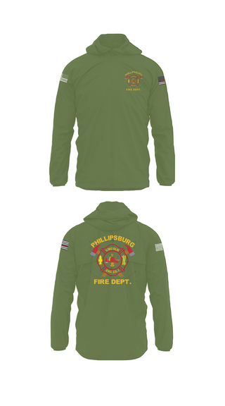 Windbreaker, PHILLIPSBURG FIRE DEPARTMENT, , Teamtime, Team time, sublimation, custom sports apparel, team uniforms, spirit wear, spiritwear, sports uniforms, custom shirts, team store, custom team store, fundraiser sports, apparel fundraiser