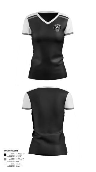 Womens Short Sleeve Vneck Shirt, VIKINGS, Ice Hockey, Teamtime, Team time, sublimation, custom sports apparel, team uniforms, spirit wear, spiritwear, sports uniforms, custom shirts, team store, custom team store, fundraiser sports, apparel fundraiser