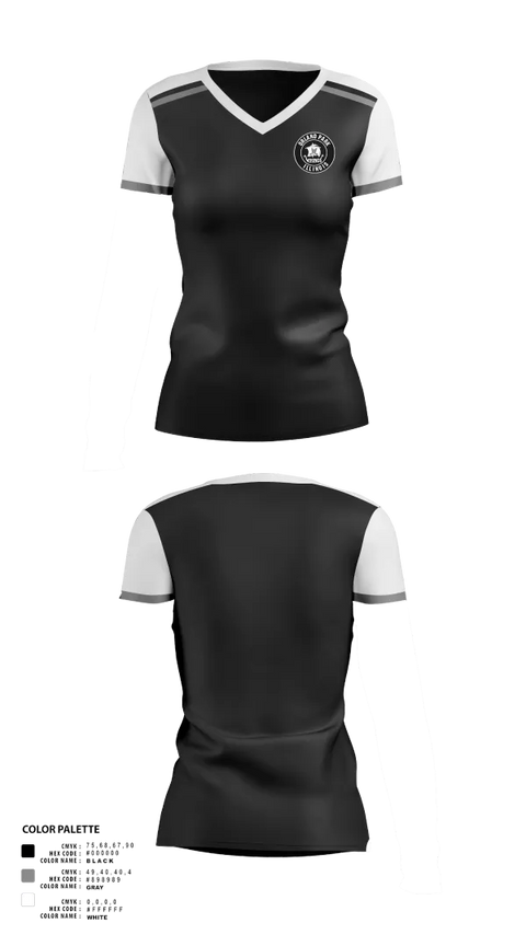 Womens Short Sleeve Vneck Shirt, VIKINGS, Ice Hockey, Teamtime, Team time, sublimation, custom sports apparel, team uniforms, spirit wear, spiritwear, sports uniforms, custom shirts, team store, custom team store, fundraiser sports, apparel fundraiser