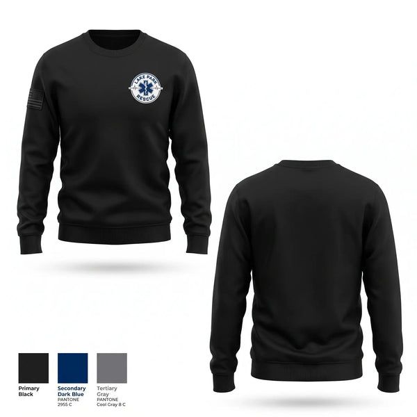 Crew Neck Sweatshirt, Lake Park Rescue, EMS/EMT, Teamtime, Team time, sublimation, custom sports apparel, team uniforms, spirit wear, spiritwear, sports uniforms, custom shirts, team store, custom team store, fundraiser sports, apparel fundraiser