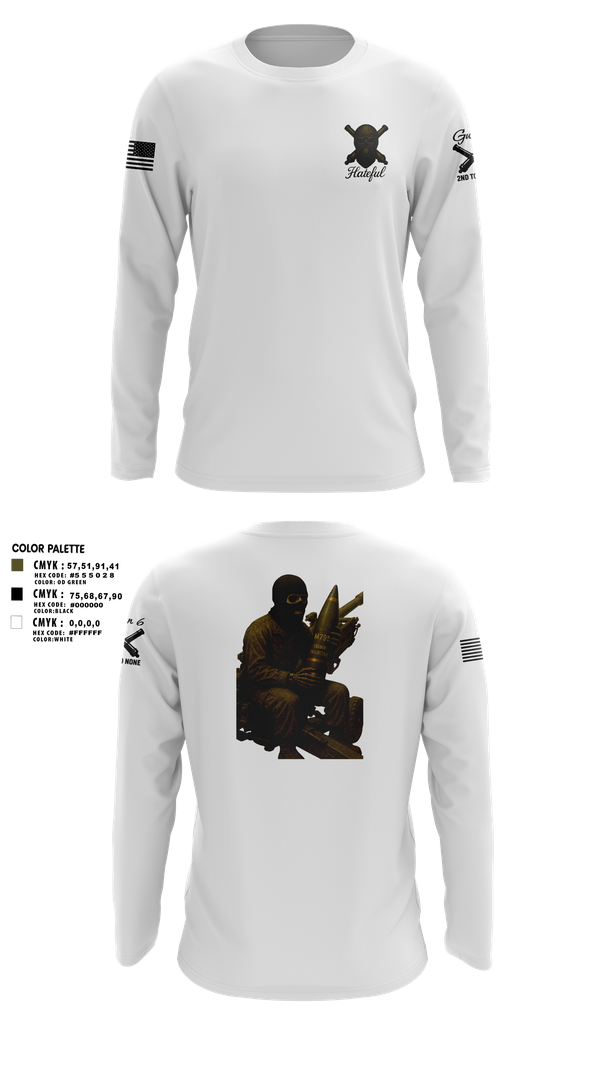 Long Sleeve Performance Shirt, Hateful Hotel 2nd Plt, , Teamtime, Team time, sublimation, custom sports apparel, team uniforms, spirit wear, spiritwear, sports uniforms, custom shirts, team store, custom team store, fundraiser sports, apparel fundraiser