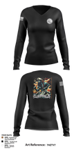 Ntag Rocky Mountain 83988084 Women's Long Sleeve V-neck Shirt - 3