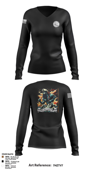 Womens Long Sleeve Vneck Shirt, Ntag Rocky Mountain, , Teamtime, Team time, sublimation, custom sports apparel, team uniforms, spirit wear, spiritwear, sports uniforms, custom shirts, team store, custom team store, fundraiser sports, apparel fundraiser