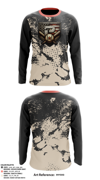 Long Sleeve Performance Shirt, PRIMETIME, Baseball, Teamtime, Team time, sublimation, custom sports apparel, team uniforms, spirit wear, spiritwear, sports uniforms, custom shirts, team store, custom team store, fundraiser sports, apparel fundraiser