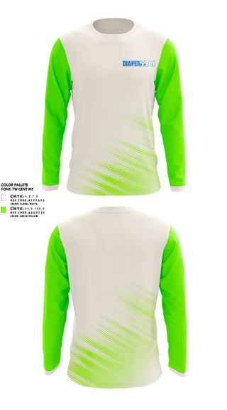 Long Sleeve Performance Shirt, The Diaper boys, Swimming, Teamtime, Team time, sublimation, custom sports apparel, team uniforms, spirit wear, spiritwear, sports uniforms, custom shirts, team store, custom team store, fundraiser sports, apparel fundraiser