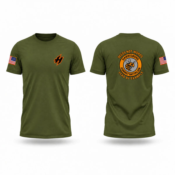 Old School Cotton Feel Shirt, Harrisburg Hornet Battalion, Army, Teamtime, Team time, sublimation, custom sports apparel, team uniforms, spirit wear, spiritwear, sports uniforms, custom shirts, team store, custom team store, fundraiser sports, apparel fundraiser