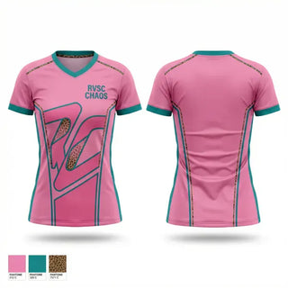 Womens Soccer Jersey, RVSC CHAOS, Women's Soccer, Teamtime, Team time, sublimation, custom sports apparel, team uniforms, spirit wear, spiritwear, sports uniforms, custom shirts, team store, custom team store, fundraiser sports, apparel fundraiser
