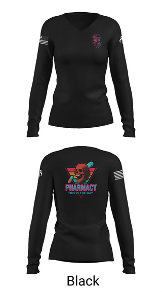 Womens Long Sleeve Vneck Shirt, , Army, Teamtime, Team time, sublimation, custom sports apparel, team uniforms, spirit wear, spiritwear, sports uniforms, custom shirts, team store, custom team store, fundraiser sports, apparel fundraiser