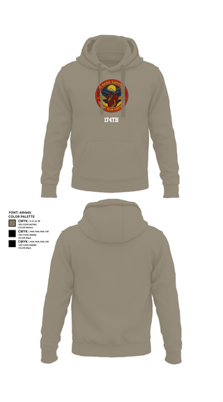 Hoodie, 174th, , Teamtime, Team time, sublimation, custom sports apparel, team uniforms, spirit wear, spiritwear, sports uniforms, custom shirts, team store, custom team store, fundraiser sports, apparel fundraiser