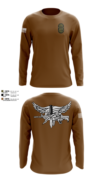 DAUPHIN COUNTY CRT 14886529 Long Sleeve Performance Shirt 102