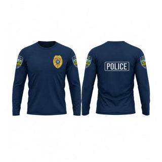Long Sleeve Performance Shirt, Nutter Fort Police Department, Police, Teamtime, Team time, sublimation, custom sports apparel, team uniforms, spirit wear, spiritwear, sports uniforms, custom shirts, team store, custom team store, fundraiser sports, apparel fundraiser