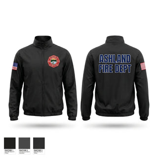 Windbreaker, Ashland Fire Department, Fire Department, Teamtime, Team time, sublimation, custom sports apparel, team uniforms, spirit wear, spiritwear, sports uniforms, custom shirts, team store, custom team store, fundraiser sports, apparel fundraiser
