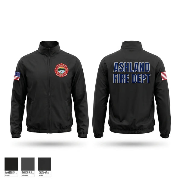 Windbreaker, Ashland Fire Department, Fire Department, Teamtime, Team time, sublimation, custom sports apparel, team uniforms, spirit wear, spiritwear, sports uniforms, custom shirts, team store, custom team store, fundraiser sports, apparel fundraiser