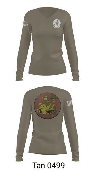 Women's Long Sleeve Vneck Shirt, 6 AMXS, Air Force, Teamtime, Team time, sublimation, custom sports apparel, team uniforms, spirit wear, spiritwear, sports uniforms, custom shirts, team store, custom team store, fundraiser sports, apparel fundraiser