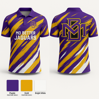 Short Sleeve Performance Polo, Mo Better Jaguars, Track & Field, Teamtime, Team time, sublimation, custom sports apparel, team uniforms, spirit wear, spiritwear, sports uniforms, custom shirts, team store, custom team store, fundraiser sports, apparel fundraiser
