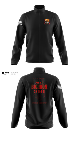 Fleece Jacket, Big Iron, Fire Department, Teamtime, Team time, sublimation, custom sports apparel, team uniforms, spirit wear, spiritwear, sports uniforms, custom shirts, team store, custom team store, fundraiser sports, apparel fundraiser