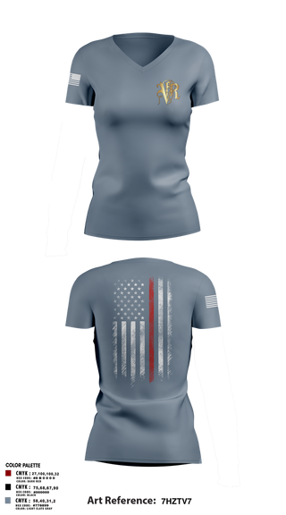 Womens Short Sleeve Vneck Shirt, Venice Fire, Fire Department, Teamtime, Team time, sublimation, custom sports apparel, team uniforms, spirit wear, spiritwear, sports uniforms, custom shirts, team store, custom team store, fundraiser sports, apparel fundraiser