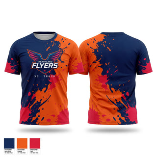 Short Sleeve Performance Shirt, Heartland Flyers, Track & Field, Teamtime, Team time, sublimation, custom sports apparel, team uniforms, spirit wear, spiritwear, sports uniforms, custom shirts, team store, custom team store, fundraiser sports, apparel fundraiser