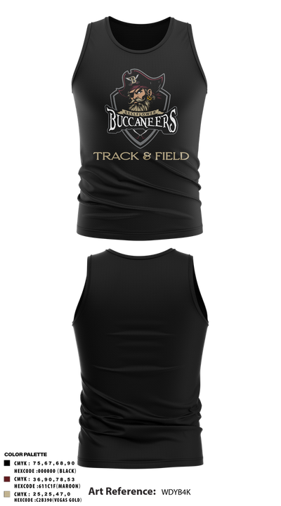 Bellflower high school Track & Field 82786723 Tank Top - 3