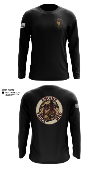 Long Sleeve Performance Shirt, Full House, Fire Department, Teamtime, Team time, sublimation, custom sports apparel, team uniforms, spirit wear, spiritwear, sports uniforms, custom shirts, team store, custom team store, fundraiser sports, apparel fundraiser