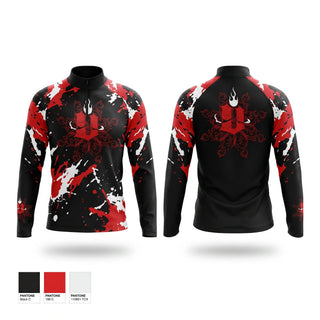 Quarter Zip Jacket, UNORTHODOX PAINTBALL, Spirit Store, Teamtime, Team time, sublimation, custom sports apparel, team uniforms, spirit wear, spiritwear, sports uniforms, custom shirts, team store, custom team store, fundraiser sports, apparel fundraiser