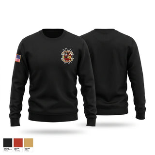 Crew Neck Sweatshirt, Crazy 8s, Fire Department, Teamtime, Team time, sublimation, custom sports apparel, team uniforms, spirit wear, spiritwear, sports uniforms, custom shirts, team store, custom team store, fundraiser sports, apparel fundraiser