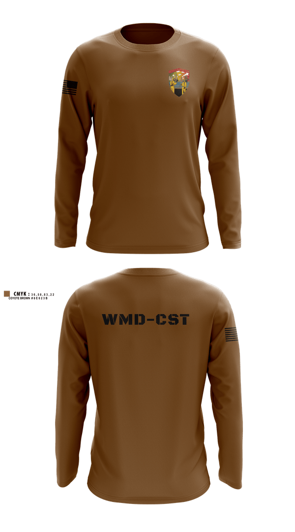 Long Sleeve Performance Shirt, 24th WMD-CST, Police, Teamtime, Team time, sublimation, custom sports apparel, team uniforms, spirit wear, spiritwear, sports uniforms, custom shirts, team store, custom team store, fundraiser sports, apparel fundraiser