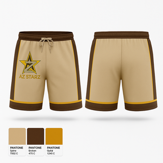 Athletic Shorts With Pockets, AZ STARZ, Baseball, Teamtime, Team time, sublimation, custom sports apparel, team uniforms, spirit wear, spiritwear, sports uniforms, custom shirts, team store, custom team store, fundraiser sports, apparel fundraiser