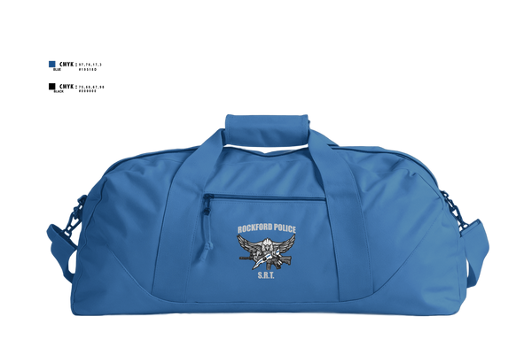 Duffle Bag, Rockford Police S.R.T., Police, Teamtime, Team time, sublimation, custom sports apparel, team uniforms, spirit wear, spiritwear, sports uniforms, custom shirts, team store, custom team store, fundraiser sports, apparel fundraiser